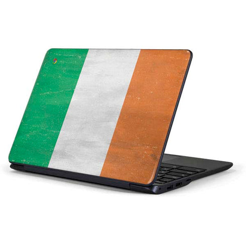 Ireland Flag Distressed Samsung Chromebook Skin